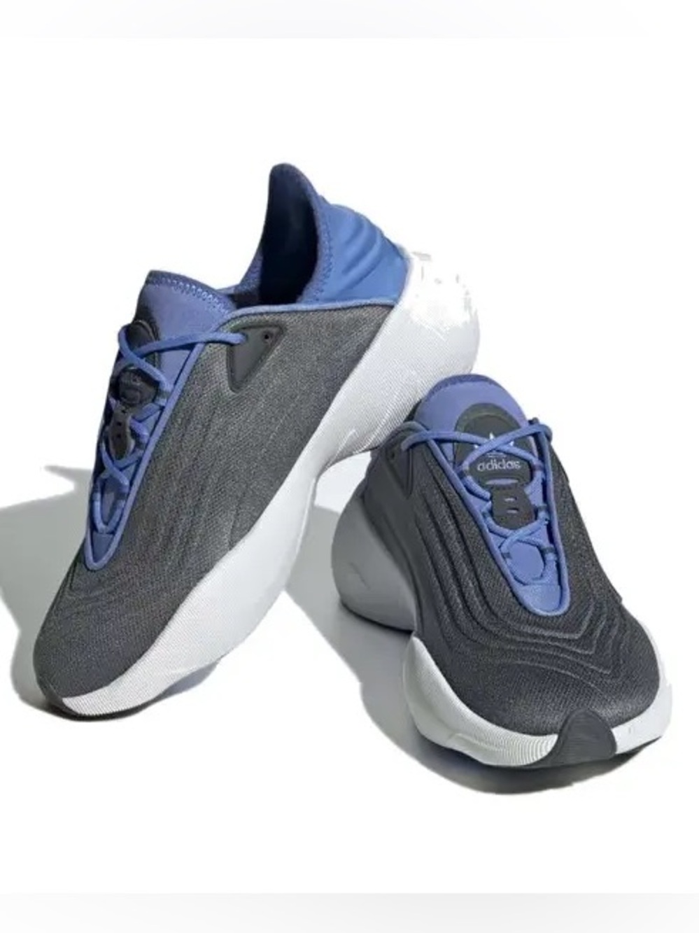 adidas adiFOM SLTN Grey Blue Fusion chunky lace up y2k sneakers women’s size 8